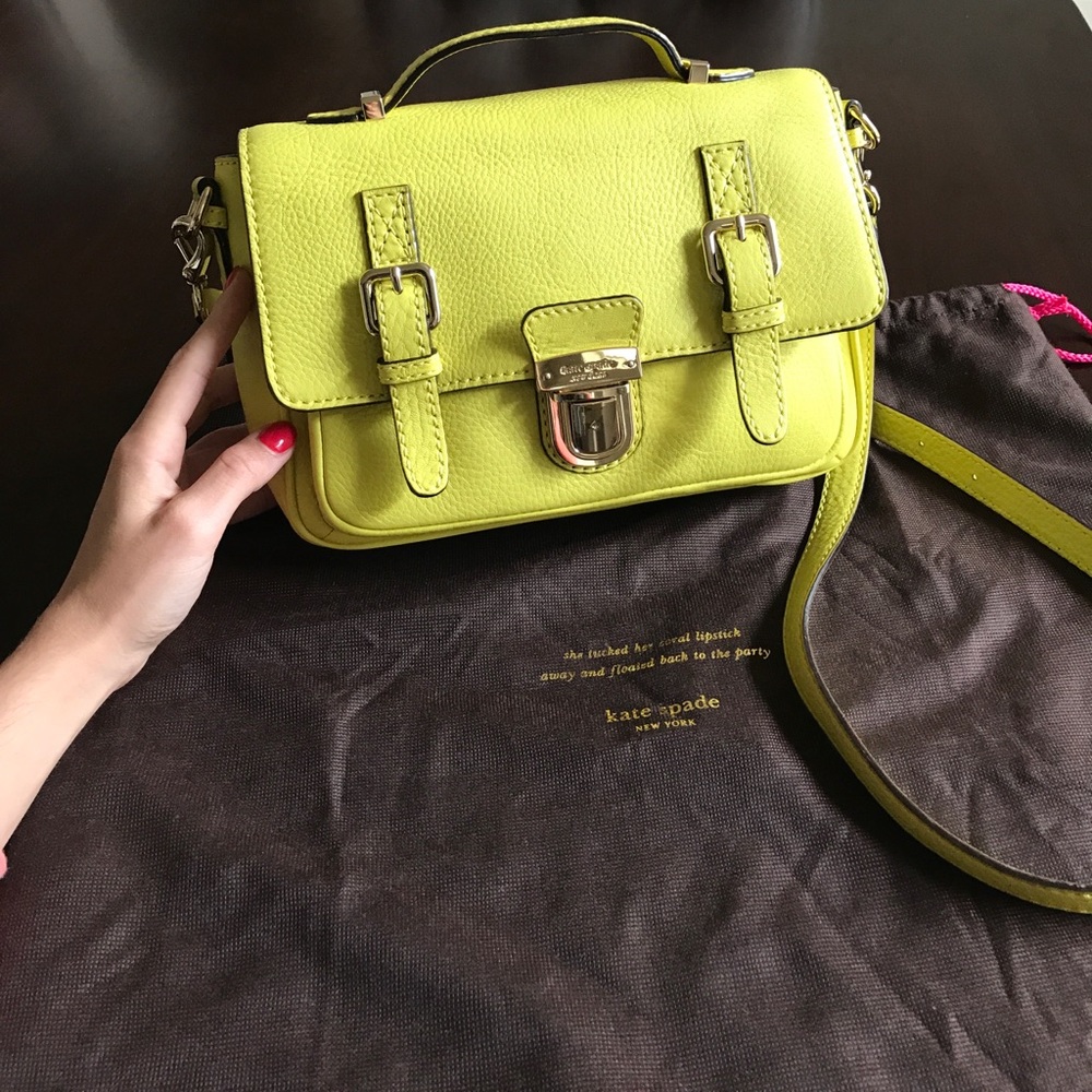 Kate Spade Cross-body bright yellow bag - Picture 2 of 8